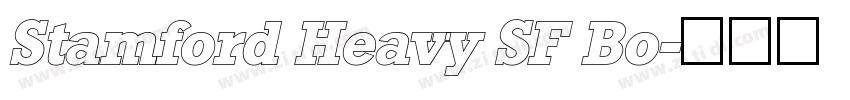Stamford Heavy SF Bo字体转换